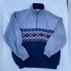 Vintage half-zip polar fleece.